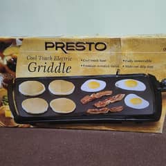 Presto Griddle Electric Cool touch