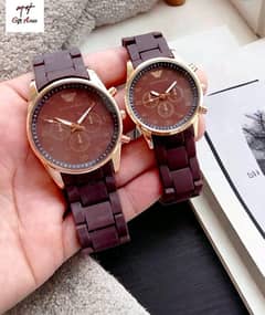 couples casual analogue watch