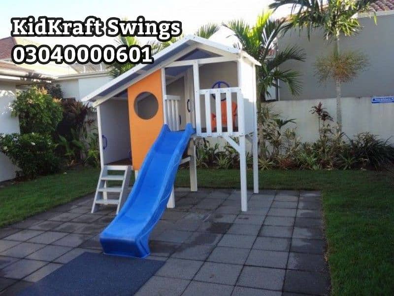 kids Slide/Swings/Kids rides/jhula/Spring rider/jungle gym/gazebo/bar 4