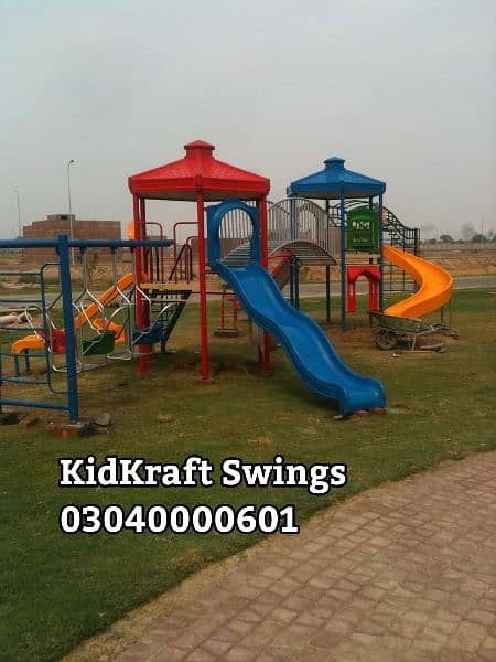 kids Slide/Swings/Kids rides/jhula/Spring rider/jungle gym/gazebo/bar 14