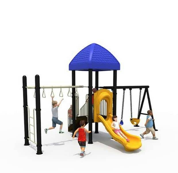 kids Slide/Swings/Kids rides/jhula/Spring rider/jungle gym/gazebo/bar 18