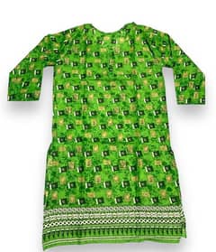 2pcs women stitched lawn printed suit