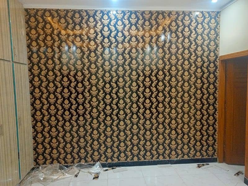 wallpaper pvc panel wooden floor vinyl floor 0