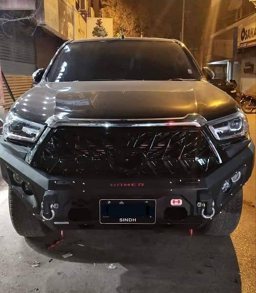 Hamer bumper Revo Rocco Fortuner Rocco GR Conversion kit 7