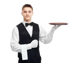 I'm a waiter. I want a job of waiter