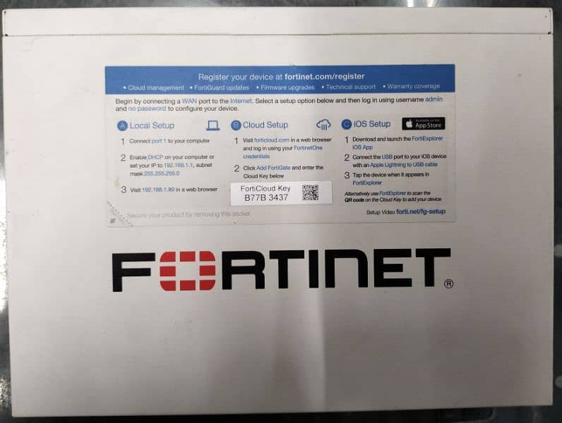 Fortinet Firewall 40F & Cisco Products 1