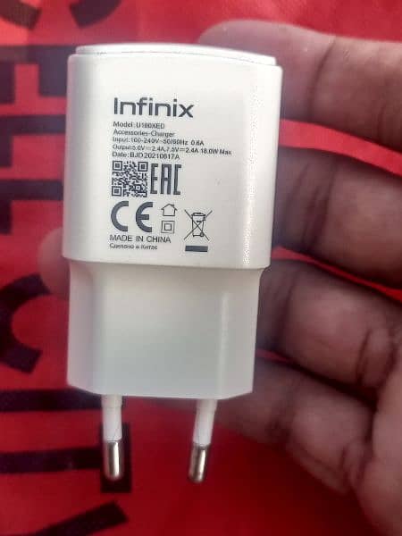 Infinx 18 wat charge original box wala 03129572280 3