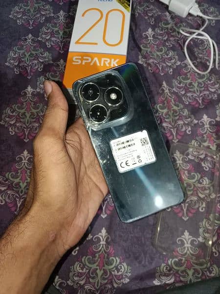 tecno spark 20 8 256 gb 2 month use condition 10 by 10 3