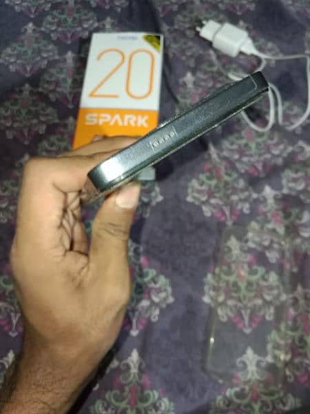 tecno spark 20 8 256 gb 2 month use condition 10 by 10 4