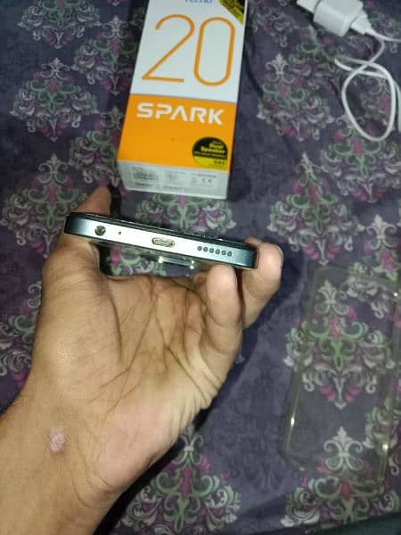 tecno spark 20 8 256 gb 2 month use condition 10 by 10 5