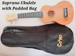 Soprano Ukulele with Padded Bag