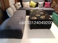 corner sofa with table call 03124049200