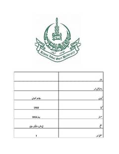 1918 aiou Assignment 1 for sell