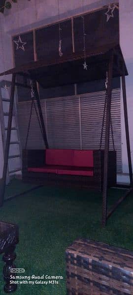 garden swing rattan swing 3