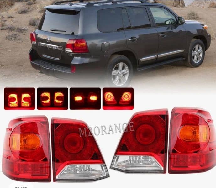 Tail Lights for Toyota Land Cruiser LC200 2012 2013 2014 2015 0