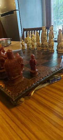 Beautiful Antique Terracotta Chess set