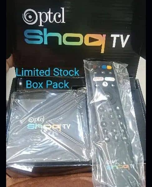 ptcl shoq tv box android 12 box pack unlock 0