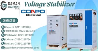 Brand Conpo Model TNS -15 single Phase 15kVA (Voltage Stabilizer)