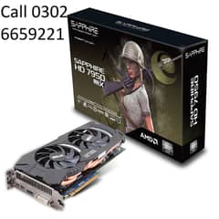 AMD Radeon HD 7950 3gb ddr5 384Bit WhatsApp Call 03026659221