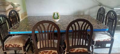 Wooden Dinning Table with chairs