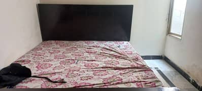 Double bed  sale with mattress