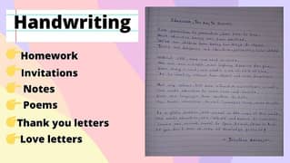 3Seats Available For Handwritten Assignment Typing Work