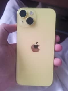 iphone 14 JV with box cover and charger yellow color urgent sell