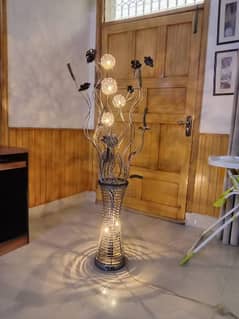 Metal floor lamp