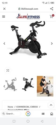 Exercise bike  heavy duty 25Cent Ride