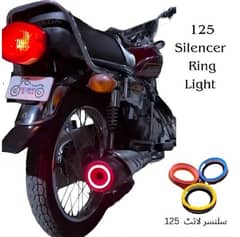 Silencer LED strip Light for 125 Bike 100% real quality