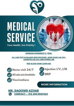 We can provide medical services