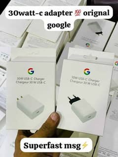 30 watt type c to c Google Charger
