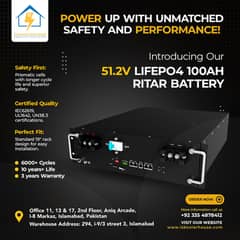 Ritar 51V 100Ah Lithium-Ion Solar Battery