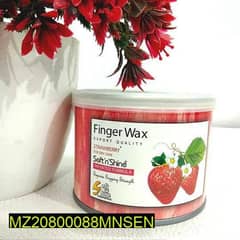 250g soft n shine finger wax,  strawberry