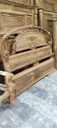 Chinioti furniture wooden bed set