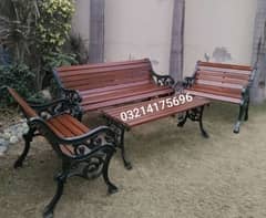 OUTDOOR GARDEN PARKING BENCH UPVC RATTAN FURNITURE UMBRELLA