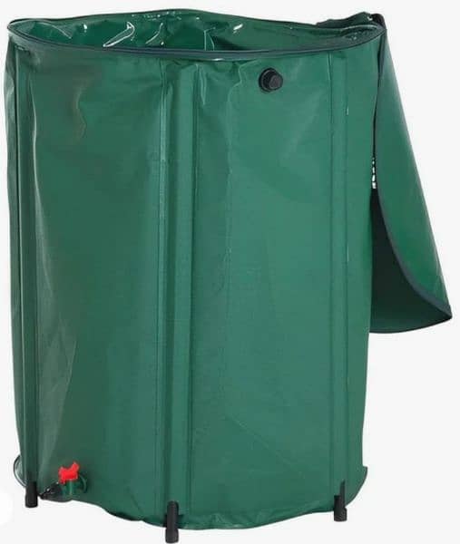 rain barrel collapsible rainwater harvest water tank 80 gallon 0