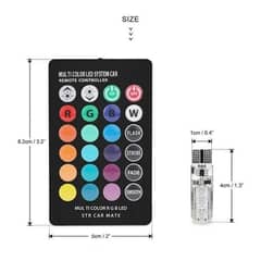 smds led  car parking light bulb pair remote control