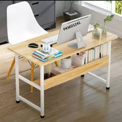 Modern Multi Tier Desk/workstation  with Shelving 0