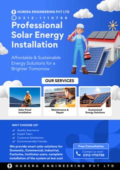 Solar Panel Installation/Domestic/Commercial/Industerial/Factories/