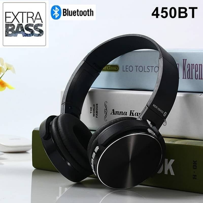 450 BT Extra Bass Wireless Bluetooth Gaming Headphone for Work 0