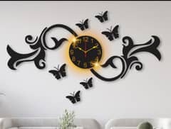 Butterfly Design wall Clock