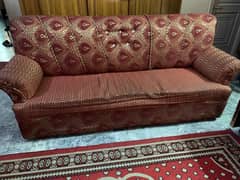 urgent sale 6 seater sofa set