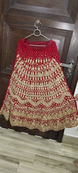 bridal lehnga with dubata kurti and choli 0