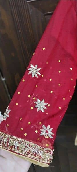 bridal lehnga with dubata kurti and choli 3