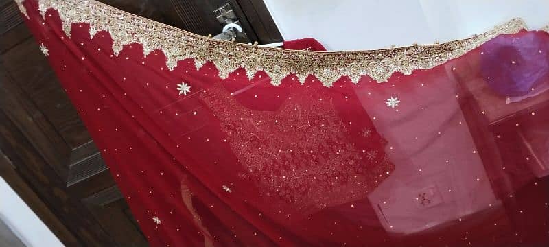 bridal lehnga with dubata kurti and choli 9