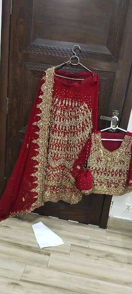 bridal lehnga with dubata kurti and choli 13