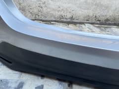 Toyota Corolla 2021-24 X Back Bumper Silver Colored