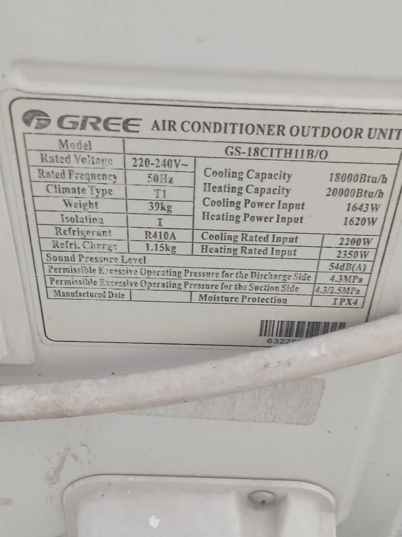 Gree Inverter AC For Sale 1.5 Tons 3