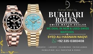 Used Rolex in pakistan Rado Omega Cartier Piaget tag Heuer day date